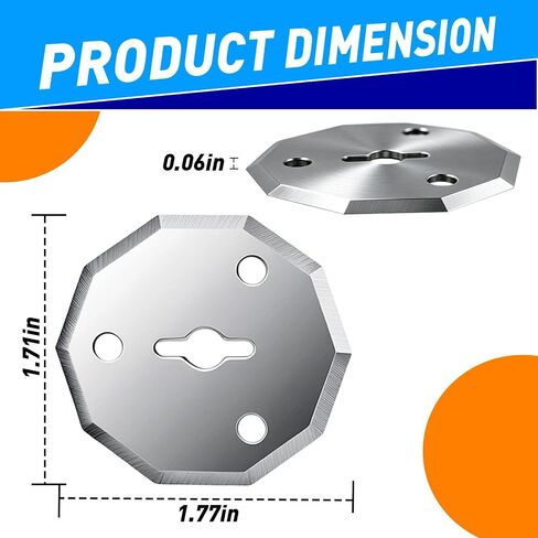 6PCS Replacement Rotary Blades Compatible with Fanttik C10 Pro Power Shears in Saudi Arabia