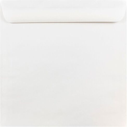 JAM PAPER 10 × 10 أظرف دعوة مربعة كبيرة - أبيض - 25/علبة in Kuwait