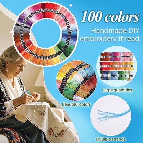 JUPEAN 156 PCS Punch Needle Kit Punch Needle Embroidery Kit Needle Punch in Kuwait