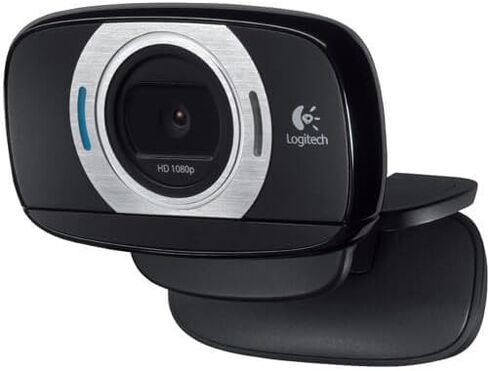 Logitech HD Laptop Webcam C615 with Fold-and-Go Design, 360-Degree Swivel, 1080p Camera in Kuwait