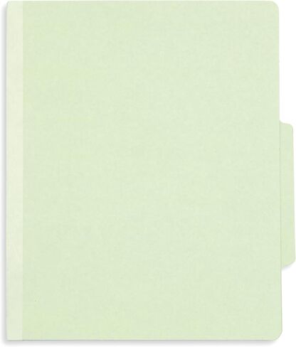 Blue Summit Supplies Green/Gray Classification Folders, Letter Size, 3 Dividers, with 2 Inch Tyvek Expansions, Classification Folders, 10 Pack in Saudi Arabia