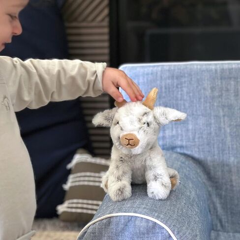 The Petting Zoo Goat Stuffed Animal Plushie, Babiez, Kids Gifts, 6 in in Kuwait