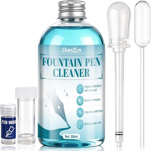 6.7Oz Fountain Pen Cleaner, Fountain Pen Cleaning Kit, Effective Cleaning in Saudi Arabia