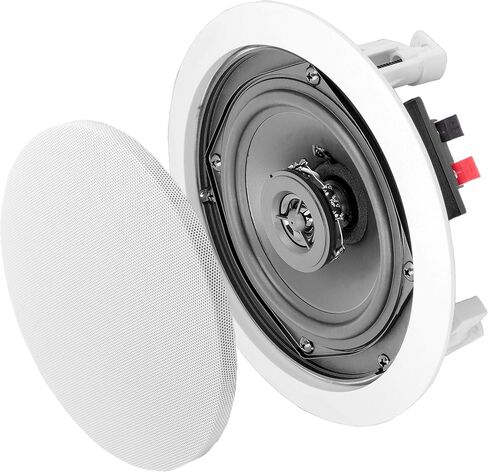 OSD 5.25" In Ceiling Stereo Speaker Pair 100W 2-Way, Pivoting Tweeter, Paintable Grille ICE520 in Kuwait