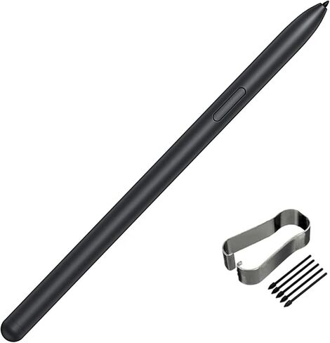 Mystic Black Tab S7 FE Pen for Samsung Galaxy Tab S7 FE SPen Stylus Pen Replacement + Free 5 Tips for Samsung Galaxy Tab S7 FE Stylus S Pen in Kuwait