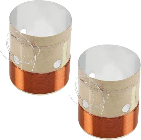 Fielect 25.5mm 1" Woofer Voice Coil 2 Layers Round Copper Wire for Bass Speaker Audio Repair 2Pcs in Kuwait