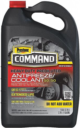 Prestone Command Nitrited Extended Life (ELC) Antifreeze and Coolant, Prediluted, 1 Gallon, Pack of 6 in Saudi Arabia