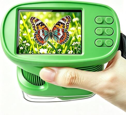 1000X Handheld Microscope for Kids,Mini Pocket Digital Microscope-Blue in Saudi Arabia