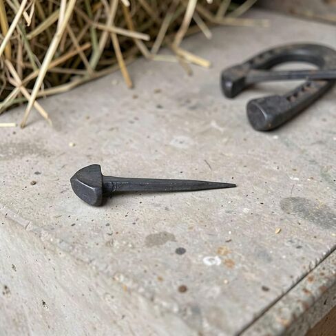 40pcs Horse Hoof Nails, 1.9 Inch Iron Equestrian Farrier Hardware in Saudi Arabia