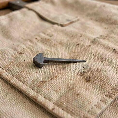HEALLILY Iron Horseshoe Nails, 40pcs Hoof Fasteners Tapered Inch in Kuwait