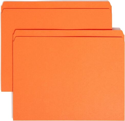 Smead File Folder, Straight-Cut Tab, Letter Size, Blue, 100 per Box (10935) in Kuwait