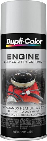 Dupli-Color DE1615 Engine Enamel Spray Paint with Ceramic - Aluminum - 12 oz Aerosol Can in Kuwait