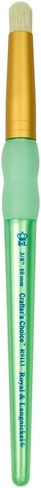 Royal Brush R9113-5/8 Crafter's Choice Bristle Dome Stencil Brush, 5/8-Inch, White in Saudi Arabia