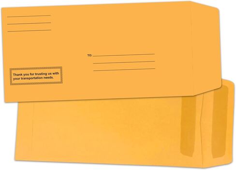 Pre-Printed License Plate Envelopes - Self Seal - (100 per Box) in Kuwait