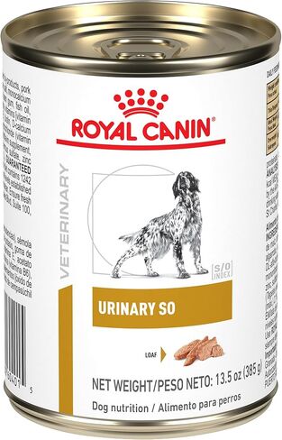 ROYAL CANIN Veterinary Diet Canine Urinary SO Adult Loaf in Sauce Dog Food, 13.5 oz (Pack of 24) in Kuwait