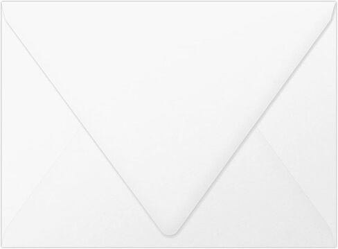 مغلفات دعوة LUXPaper A2 كونتور فلاب | 4 3/8 بوصة × 5 3/4 بوصة | أبيض ساطع | 70 رطل. نص | 50 الكمية in Kuwait