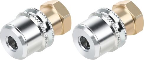 Hromee Lock On Air Chuck, Heavy Duty Closed Flow Tire Chuck, 1/4" FNPT for Tire Inflator and Standard Bore Valve Stem Quick Connector in Kuwait
