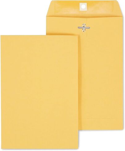 Staples 187021 مظاريف كتالوج بمشبك وغراء قابل للرطوبة مقاس 9 بوصة طول × 12 بوصة ارتفاع بني 100/Bx in Kuwait