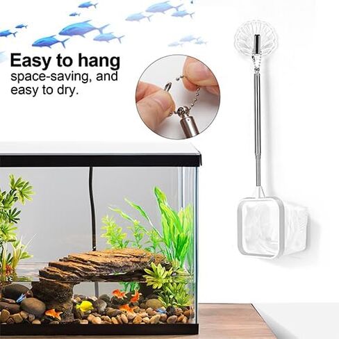 2-Pack 3-Inch Aquarium Net – Small Fish Tank Tool for Shrimp & Bettas in Kuwait