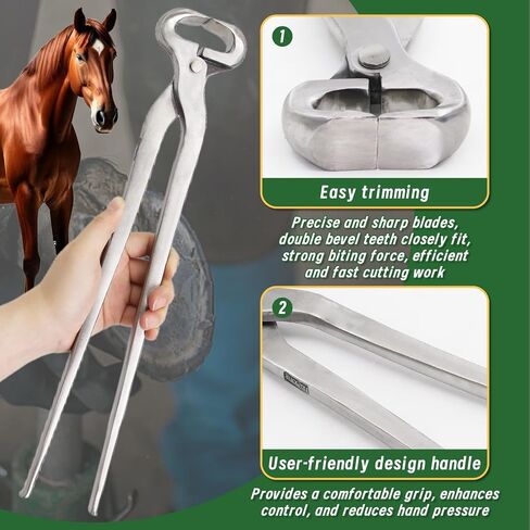 15 Inch Stainless Steel Horse Hoof Nipper Heavy-Duty Hoof Trimmer Cutter in Saudi Arabia