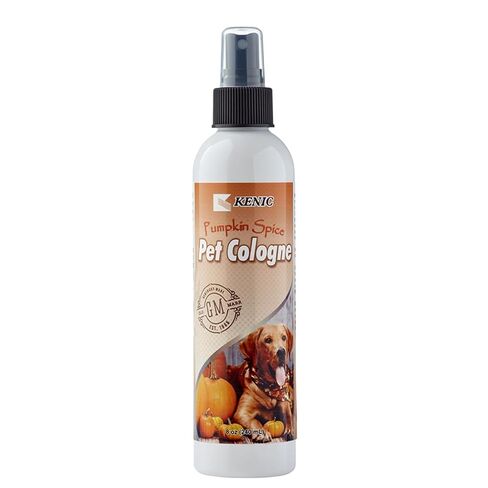 Kenic Holiday Spice Pet Cologne, Long Lasting Limited Edition Cinnamon & Nutmeg Scented Dog & Cat Deodorizing Spray, Freshens, Neutralizes and Shines Coat Between Baths, Made in USA in Kuwait
