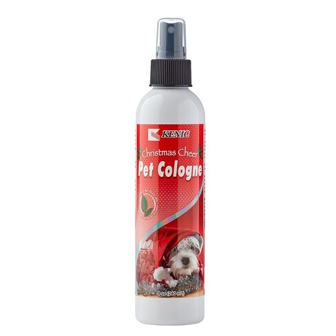 Kenic Holiday Spice Pet Cologne, Long Lasting Limited Edition Cinnamon & Nutmeg Scented Dog & Cat Deodorizing Spray, Freshens, Neutralizes and Shines Coat Between Baths, Made in USA in Kuwait