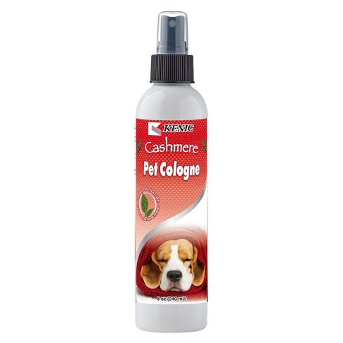 Kenic Holiday Spice Pet Cologne, Long Lasting Limited Edition Cinnamon & Nutmeg Scented Dog & Cat Deodorizing Spray, Freshens, Neutralizes and Shines Coat Between Baths, Made in USA in Kuwait