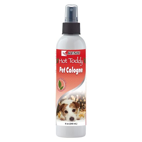Kenic Holiday Spice Pet Cologne, Long Lasting Limited Edition Cinnamon & Nutmeg Scented Dog & Cat Deodorizing Spray, Freshens, Neutralizes and Shines Coat Between Baths, Made in USA in Kuwait