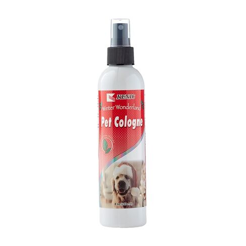 Kenic Holiday Spice Pet Cologne, Long Lasting Limited Edition Cinnamon & Nutmeg Scented Dog & Cat Deodorizing Spray, Freshens, Neutralizes and Shines Coat Between Baths, Made in USA in Kuwait