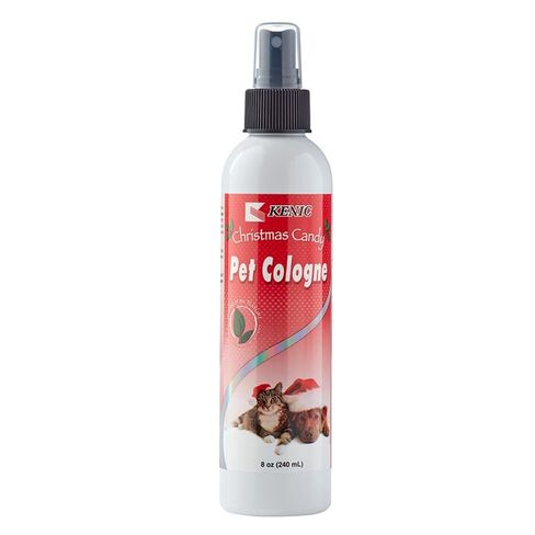 Kenic Holiday Spice Pet Cologne, Long Lasting Limited Edition Cinnamon & Nutmeg Scented Dog & Cat Deodorizing Spray, Freshens, Neutralizes and Shines Coat Between Baths, Made in USA in Kuwait