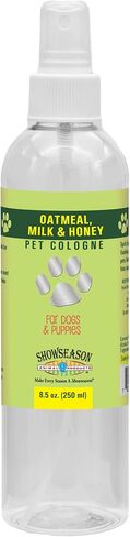 Showseason Animal Products Oatmeal Milk and Honey Dog Cologne 8.5 oz. | Dog Perfume, Long-Lasting, Deodorizing Spray, Made In The USA in Saudi Arabia