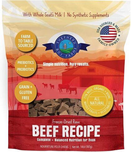 Shepherd Boy Farms Freeze Dried Raw Dog Food - Fish Recipe, 48oz in Kuwait