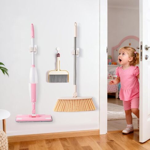 Girl and Boy Gifts Cleaning Toy Sets, Real Working Water-Spraying Mop Toy in Kuwait