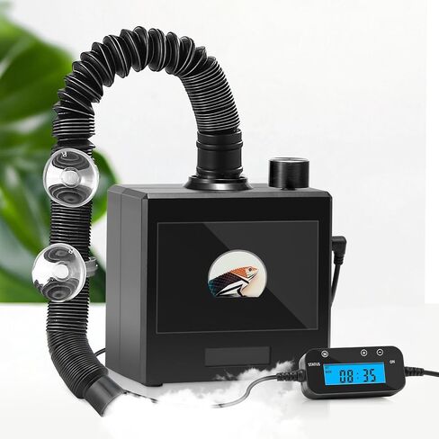 Reptile Fogger Humidifier for Glass Terrariums, Auto-Refill Misting System with Timer, Suitable for Reptiles/Amphibians/Grow Tents in Kuwait