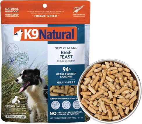 K9 طعام الكلاب الطبيعي الخالي من الحبوب والمجفف بالتجميد والدجاج 1.1 رطل in Kuwait