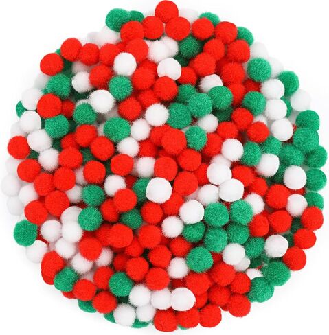Veroave Fall Pom Poms, 1200 PCS Autumn Thanksgiving Pom Poms for Crafts in Kuwait