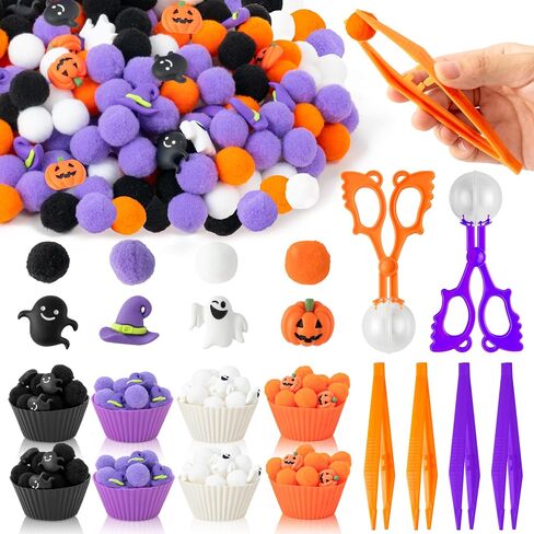 Halloween Sensory Bin Fillers, 295Pcs Colorful Fine Motor Toys in Saudi Arabia