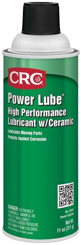 CRC Power Lube Industrial High Performance Lubricant w/PTFE 03045 – [Pack of 12] 11 Wt Oz., High Performance Aerosol Lubricant in Kuwait