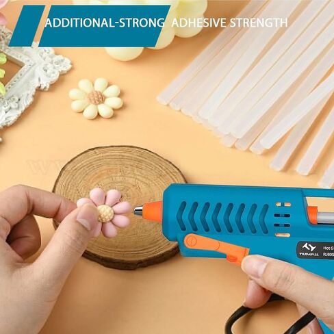Tilswall Hot Glue Sticks, 100 Pcs 0.27" x 4.33" Mini Melt Sticks, Compatible with Most Hot Glue Guns - Ideal for Wood, Metal, Glass, Crafts, and More in Saudi Arabia