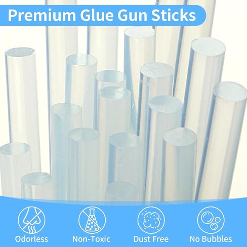 90 PCS Mini Hot Glue Sticks Bulk, Clear Glue Gun Sticks, Mini Glue Sticks in Kuwait