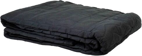Mytee Products Small Black Sound Dampening Blanket with Grommets - 48" x 48" - Moving Blanket with Sound Absorption - Cotton/Polyester Woven (Machine Washable) in Saudi Arabia