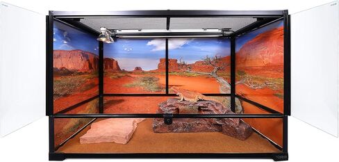 Carolina Custom Cages Terrarium, Extra-Long, 48Lx18Wx18H; Easy Assembly in Kuwait
