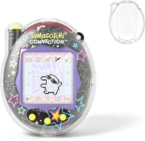 for Tamagotchi Connection V3 Case, Clear Hard PC Drop-Proof Protective Cover, Transparent Portable Carrying Storage Case for Tamagotchi Connection Accessories (Cover Only), Translucent in Saudi Arabia