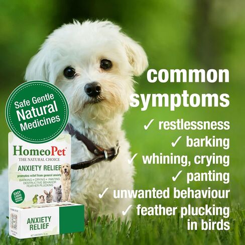 HomeoPet Anxiety Relief Supplement for Dogs and Cats, 15 Milliliters in Saudi Arabia