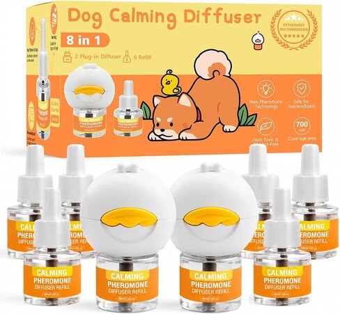 Dog Calming Diffuser Kit with 2 Plug in +6 Refills Calming Kit in Kuwait