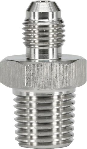 Dsnaduo 3AN AN3 ذكر مضيئة إلى M10x1.0 الأنابيب الذكور الفولاذ المقاوم للصدأ خرطوم الفرامل المناسب محول الاتحاد موصل، الفرامل ومخلب محول المناسب in Kuwait