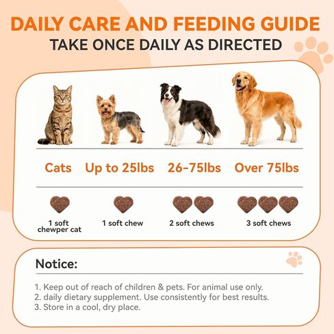 PUAINTA Calming Chews for Dogs & Cats with Magnesium Glycinate in Kuwait