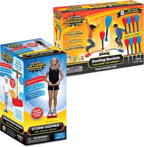 Stomp Rocket Stomp Hopper & Dueling Rocket Launcher for Kids - Outdoor Toy Bundle in Kuwait