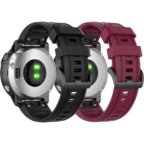 مناسب لأساور ساعات Garmin Fenix ​​6S Pro للنساء والرجال، سوار Fenix ​​5S Plus مقاس 20 مم من السيليكون Quickfit بديل لأساور المعصم والأشرطة سوار مناسب لـ Garmin Fenix ​​6S Sapphire (أخضر كاكي)