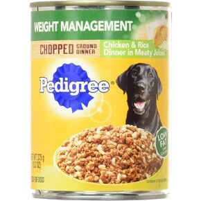 نسب العشاء المفروم لإدارة الوزن، الدجاج والأرز، طعام الكلاب الرطب، 13.2 أوقية. (12 عدد) in Kuwait